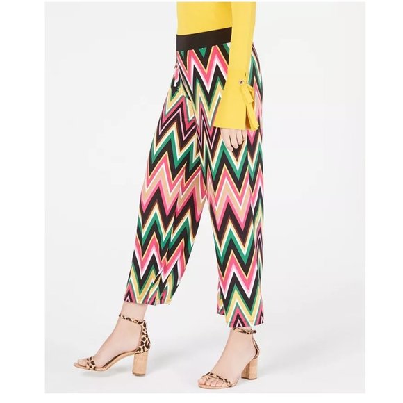 🎁 INC Multicolored Chevron Culottes - Picture 2 of 4